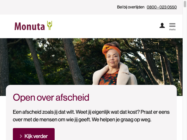 Screenshot Monuta Apeldoorn