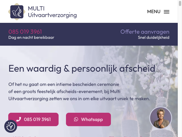 Screenshot Multi Uitvaartverzorging