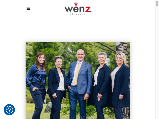 Screenshot Wenz Uitvaart