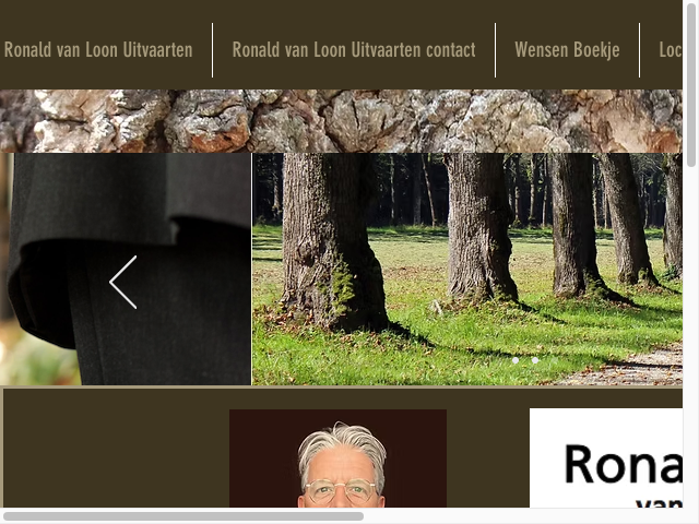 Screenshot Ronald van Loon Uitvaarten