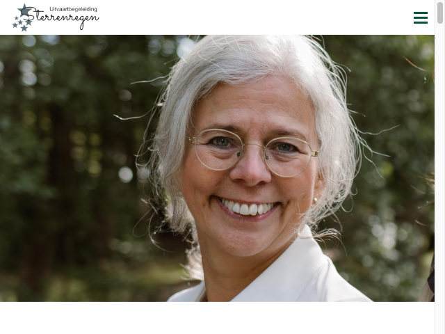 Screenshot Uitvaartbegeleiding Sterrenregen