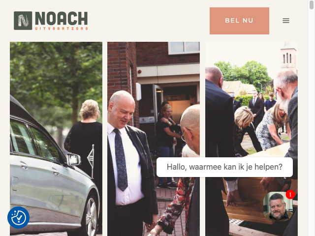 Screenshot Noach Uitvaartzorg