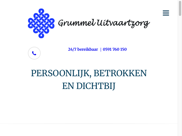 Screenshot Grummel Uitvaartzorg