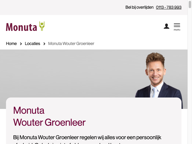 Screenshot Monuta Wouter Groenleer