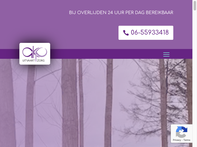 Screenshot AKP Uitvaartzorg