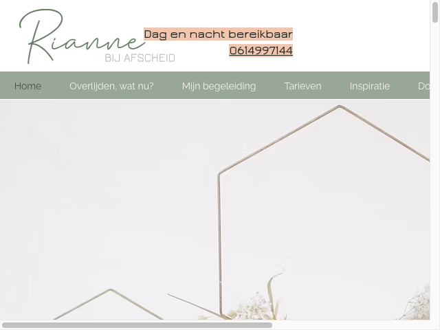 Screenshot Rianne bij afscheid