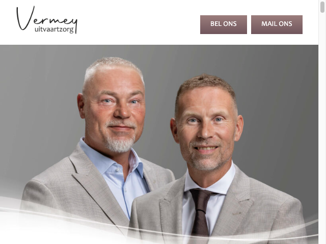 Screenshot Vermey Uitvaartzorg