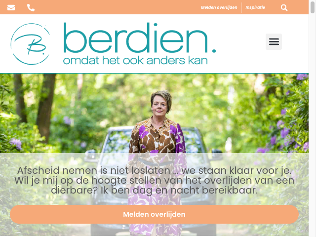 Screenshot Berdien Uitvaartbegeleiding