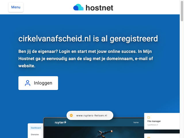Screenshot Circel van Afscheid