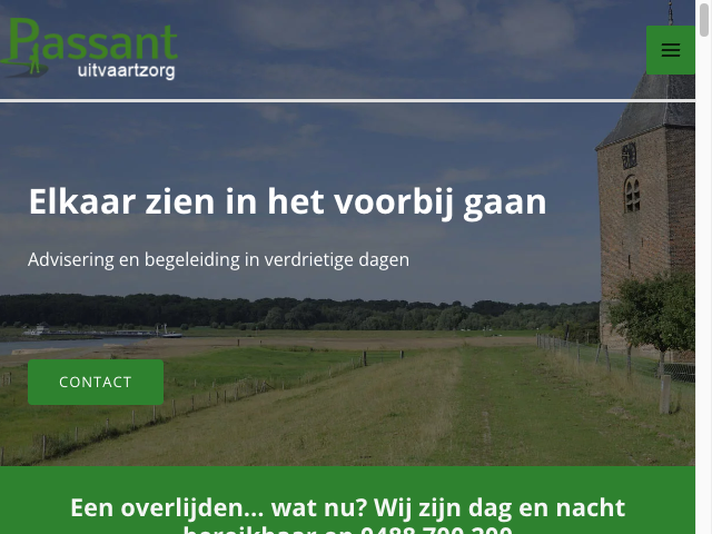 Screenshot Passant Uitvaartzorg