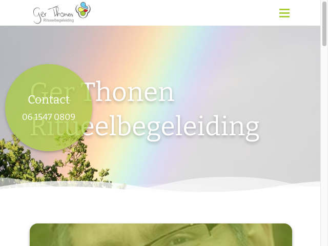 Screenshot Ger Thonen Uitvaart