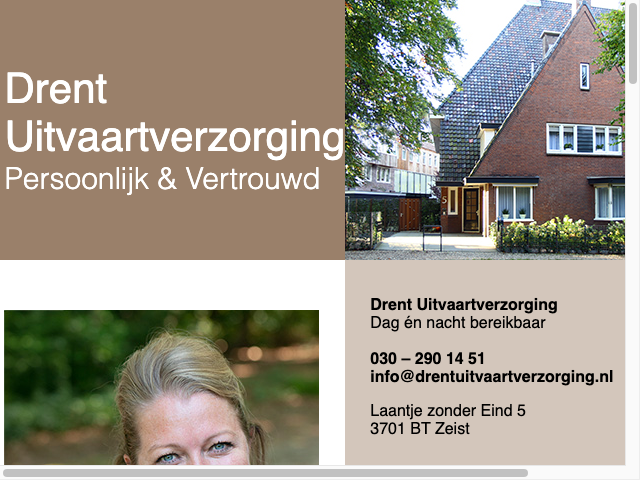 Screenshot Drent Uitvaartverzorging