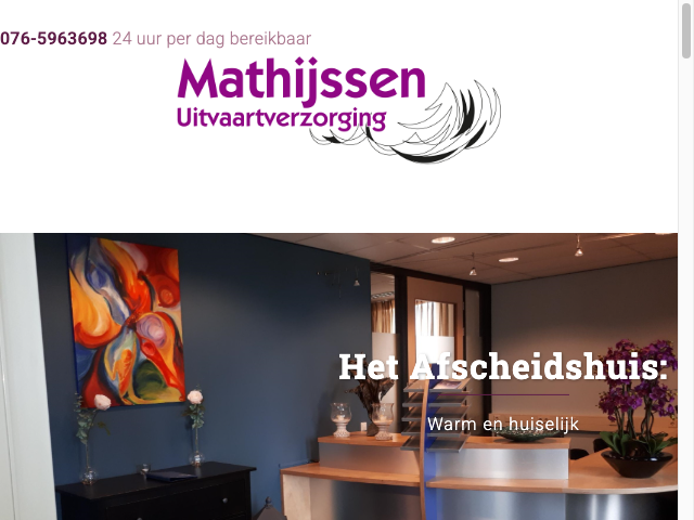 Screenshot Jack Mathijssen Uitvaartverzorging