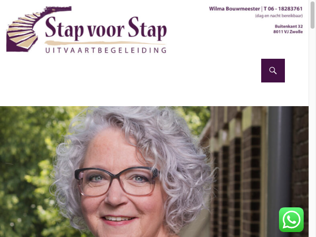 Screenshot Stap voor Stap Uitvaartbegeleiding